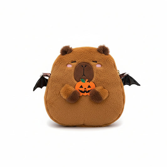 Capybara Plush Backpack - Capybara Character Crossbody Bag