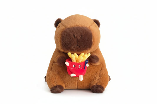 Capybara Plush Backpack - Kawaii Character Crossbody Bag