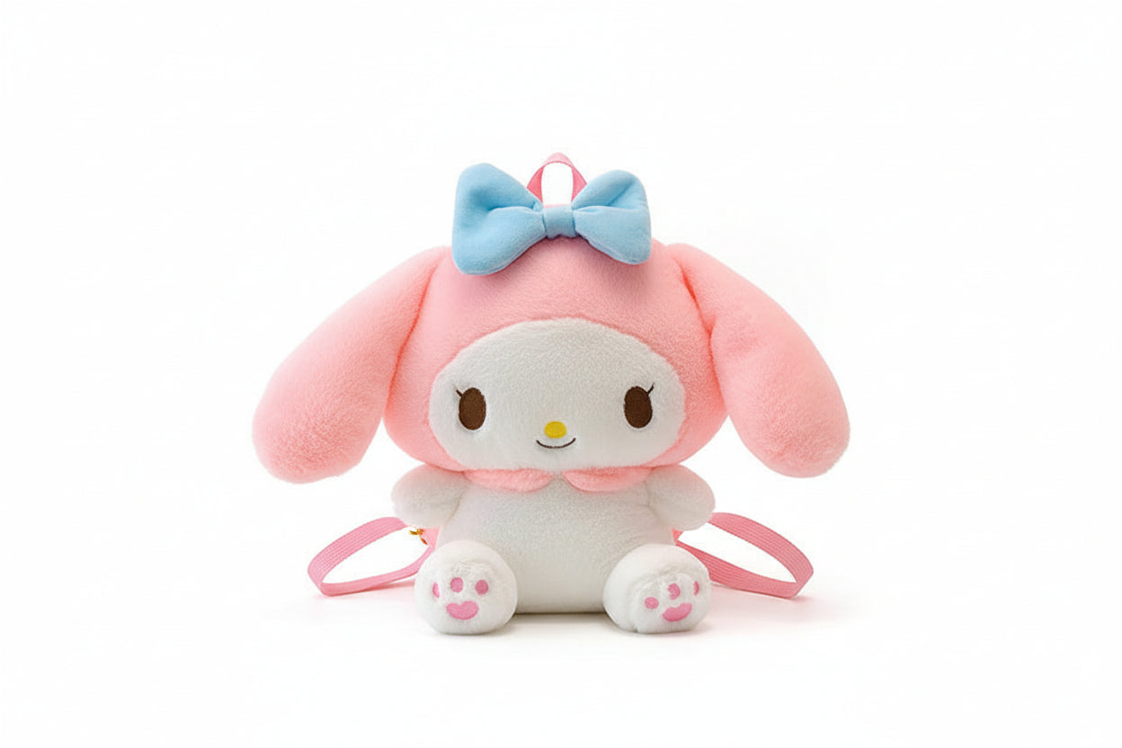 Plush Cartoon Character Backpack - Large double back Shoulder Bag