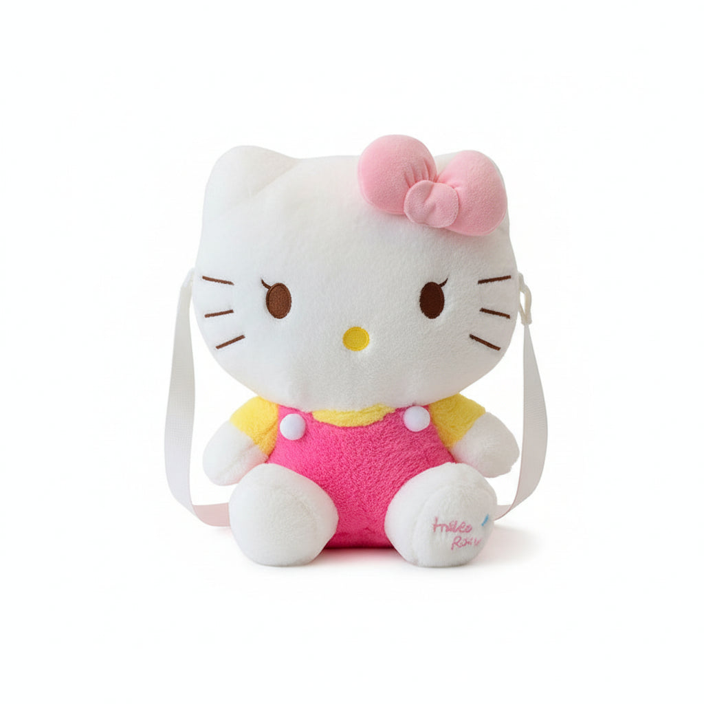 Plush Cartoon Character Backpack - large version  kt  Crossbody Shoulder Bag