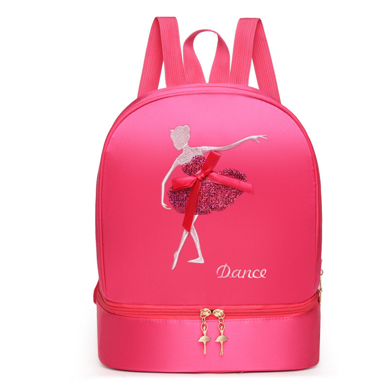 Cartoon Character Dance Backpack-Oxford Cloth Kids School Bag