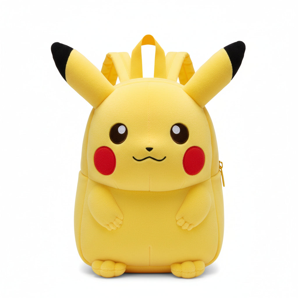 Plush Cartoon Character Backpack - Large double back Shoulder Bag