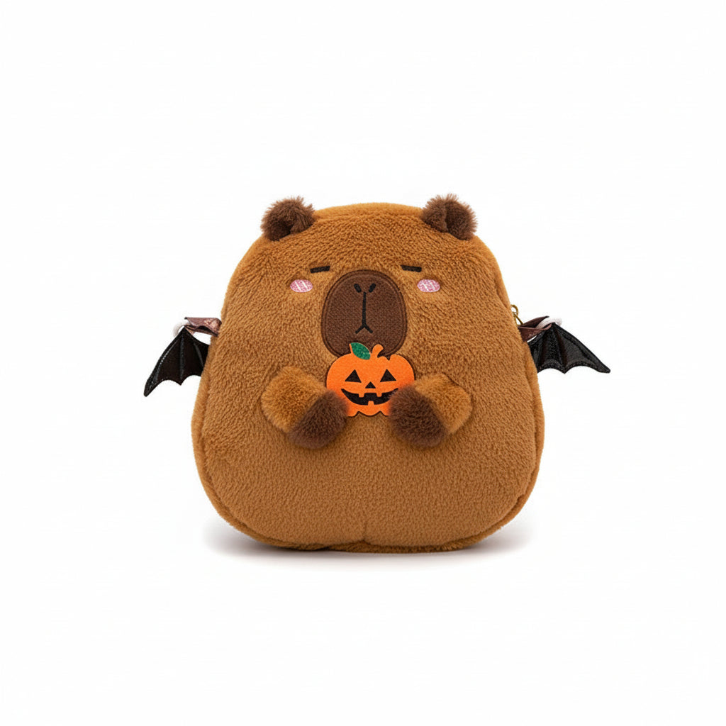 Capybara Plush Backpack - Capybara Character Crossbody Bag