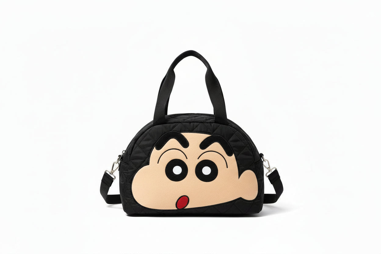 Cartoon Crayon Character Bag - Nylon Crossbody Backpack