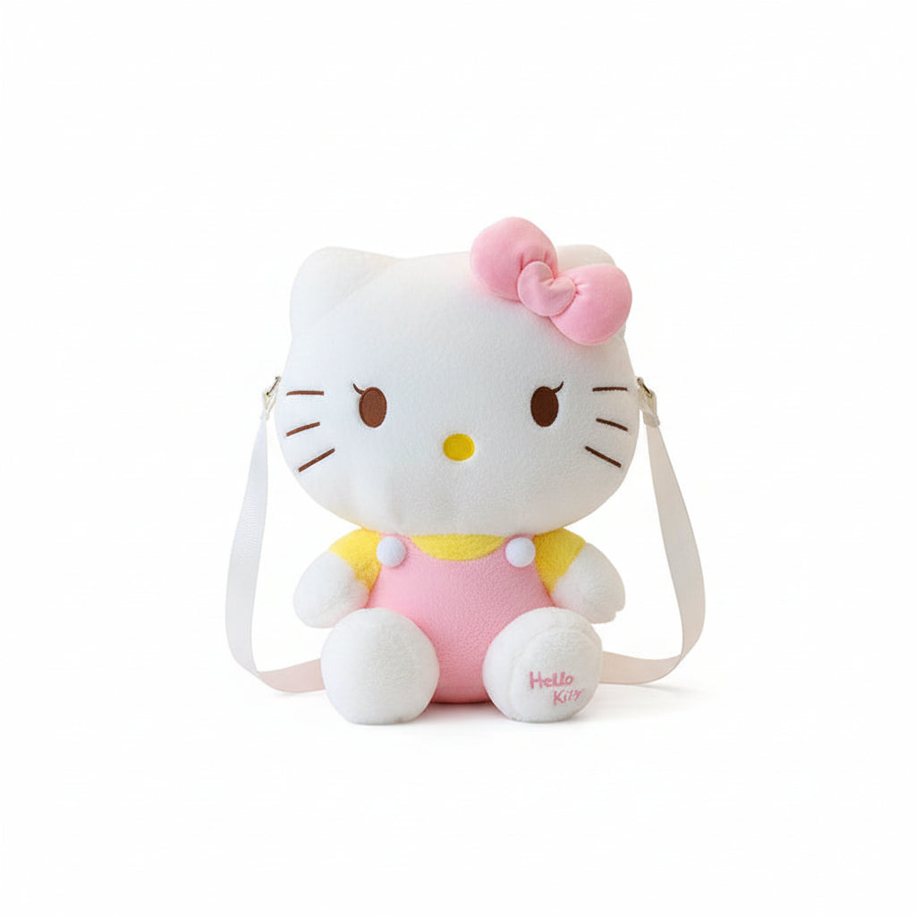 Plush Cartoon Character Backpack - large version  kt  Crossbody Shoulder Bag