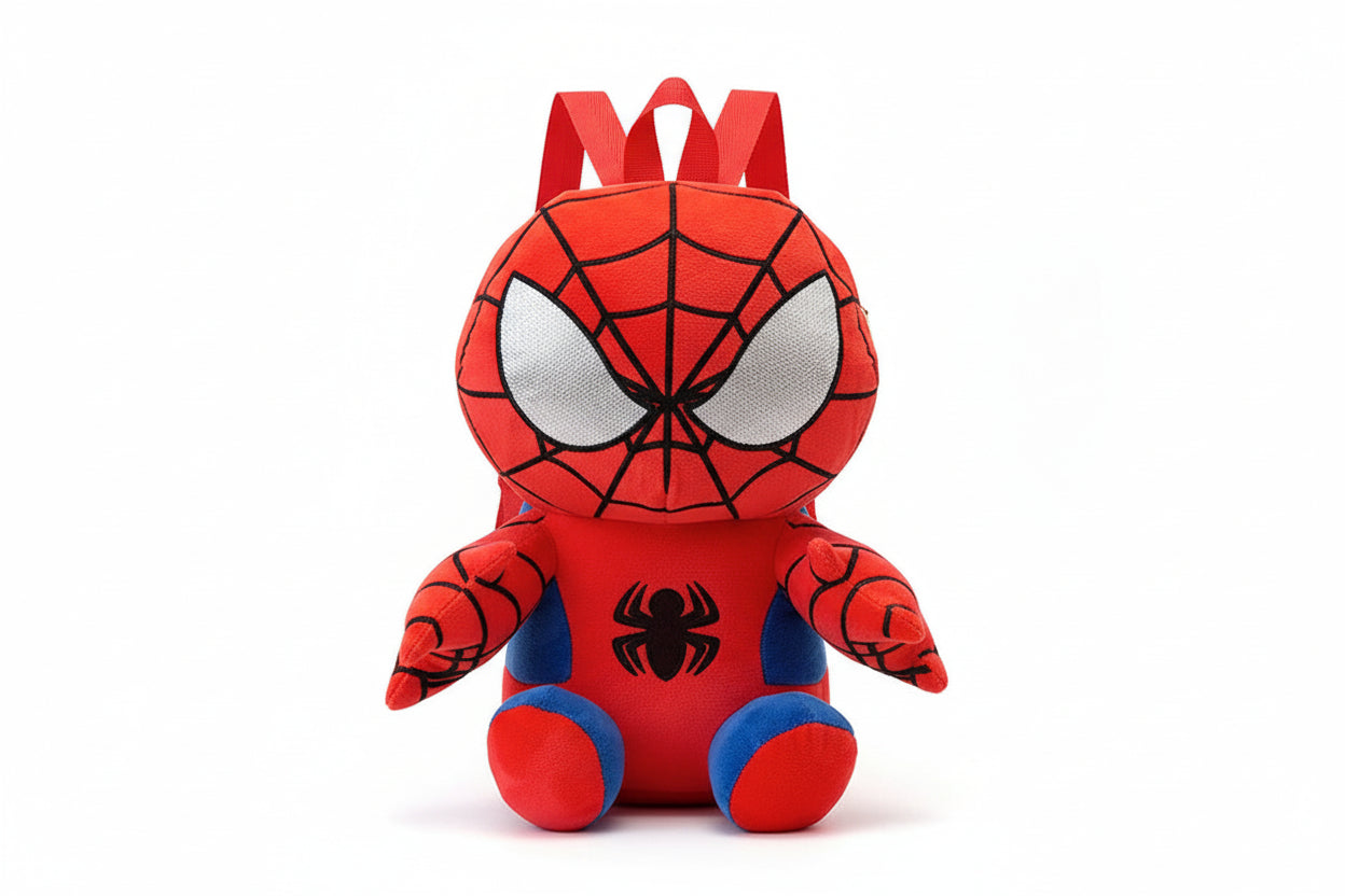 Plush Cartoon Character Backpack - Kawaii Crossbody Shoulder Bag