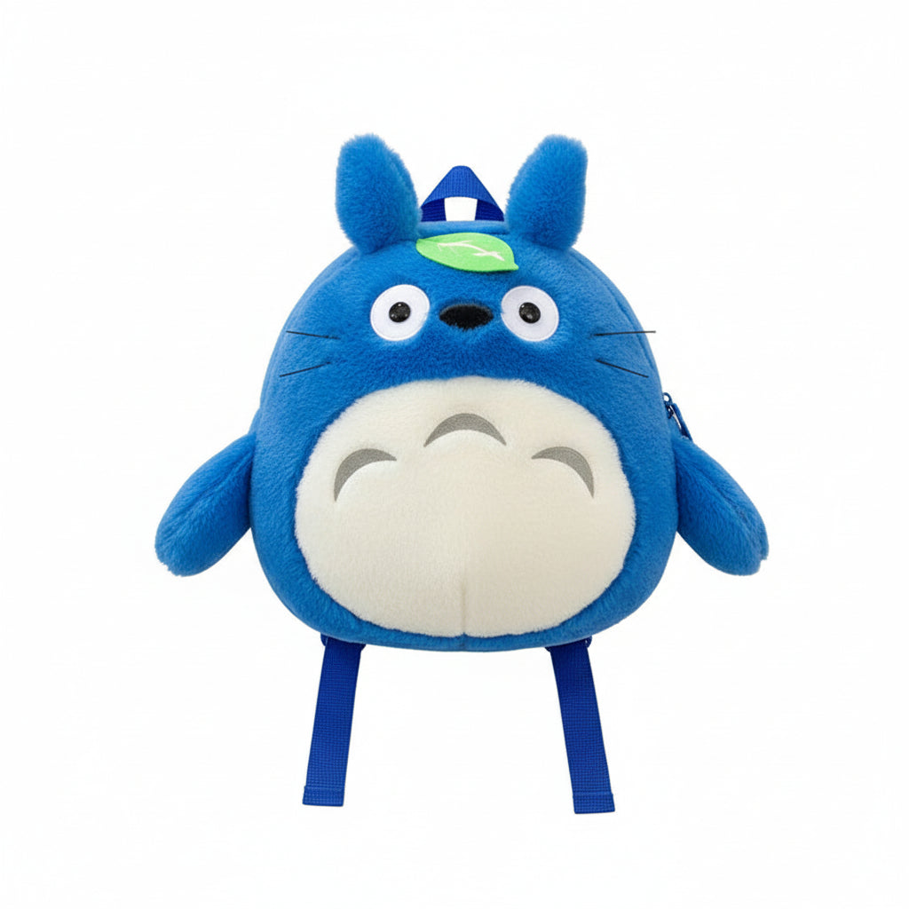 Plush Totoro Character Backpack - Kawaii Crossbody Shoulder Bag
